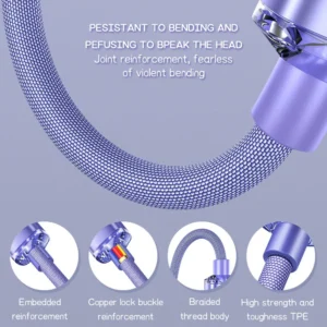 120W 6A Super Fast Charge USB Type C Cable