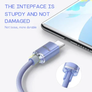 120W 6A Super Fast Charge USB Type C Cable